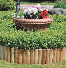 3 unità bordo / bordura per aiuole legno di pino