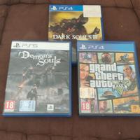 Demon's souls - Dark Souls 3 - GTA V - Per PS4/5