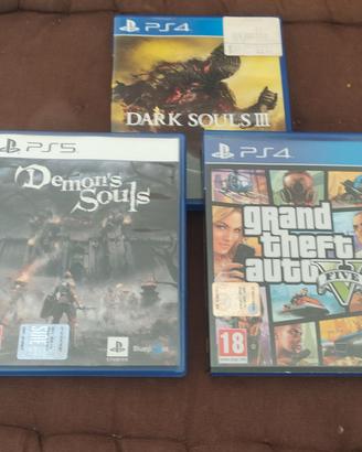 Demon's souls - Dark Souls 3 - GTA V - Per PS4/5