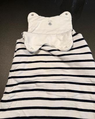 2 sacchi nanna Petit Bateau 0–6 mesi – come nuovi