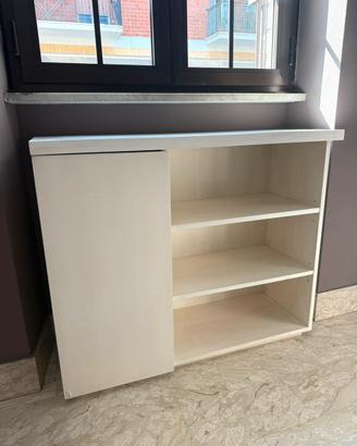 Mobile artiginale in legno bianco - come nuovo