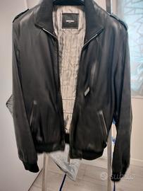 giubbino pelle nero