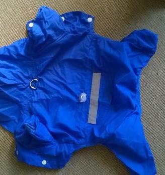 Impermeabile cane tg M nuovo con zampe e cappuccio
