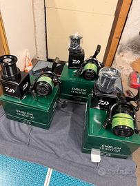 3 Daiwa Emblem 45 SCW QD + Doppia Bobina