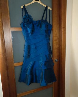 vestito cerimonia con stola 