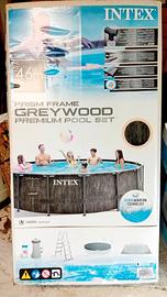 Piscina fuoriterra e pompa filtro a sabbia