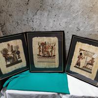 Lotto 4 Papiri con cornice e certificazione
