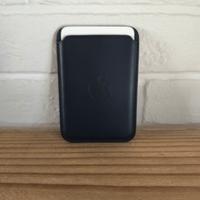 iPhone Wallet  Blu in Pelle Originale