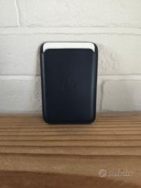 iPhone Wallet  Blu in Pelle Originale