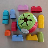 Palla Soft Clemmy con 17 pezzi a incastro morbidi