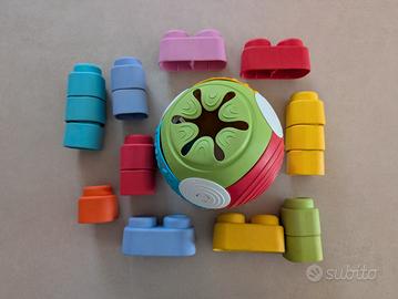 Palla Soft Clemmy con 17 pezzi a incastro morbidi