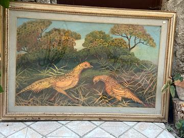 Quadro olio su tela, Vandino Daolio.