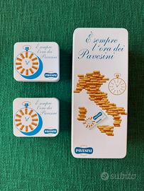 Set 3 scatole in latta Pavesini vintage