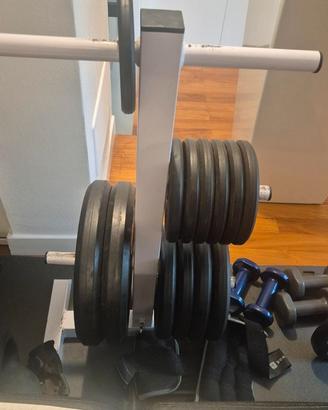 Panca pesi e bilanciere