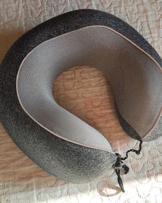 Cuscino da viaggio cervicale grigio