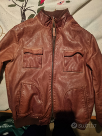 Giacca Pelle originale marchio Guess da uomo