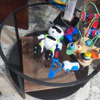 Tavolino Ikea Vetro e base Legno