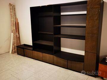 Mobile soggiorno nero ed erable verde