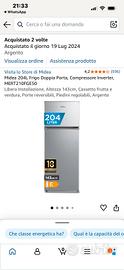 Frigorifero Midea 204 litri 