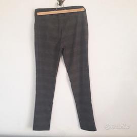 pantaloni scozzesi donna Conbipel 7/8 grigi taglia