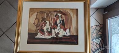 quadro  olio su tela 