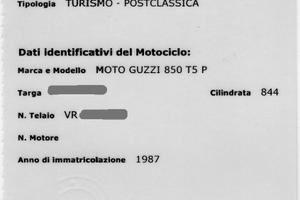 Moto Guzzi 850 T5 - 1987