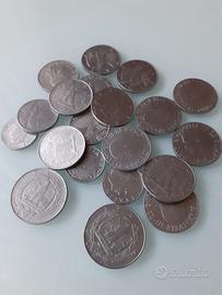 Lotto Lire 21 monete Vittorio Emanuele III