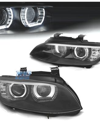 FARI BMW E92 E93 06-10 XENON AFS ANGEL EYES LED DL