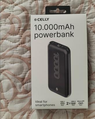 CELLY Power Bank Energy 10000 mAh Black