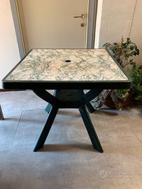 Tavolo plastica esterno 80x80