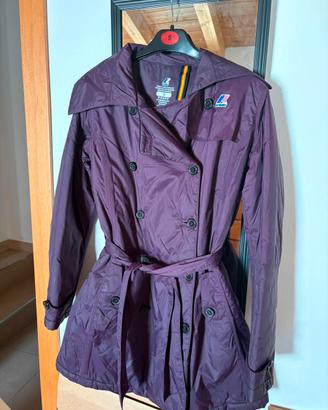 Trench K-way donna taglia S viola
