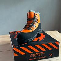 Scarpone lavoro Bormio S3 arancio Waterproof