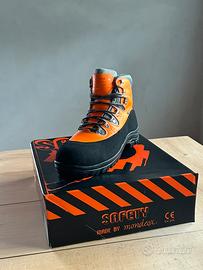 Scarpone lavoro Bormio S3 arancio Waterproof