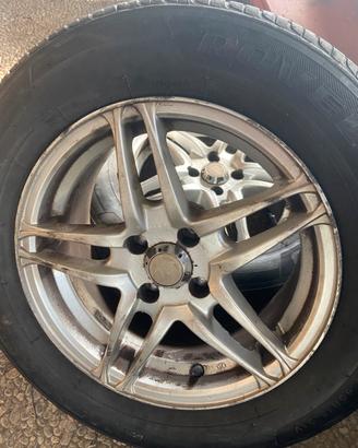 4 cerchioni 15", 4 fori