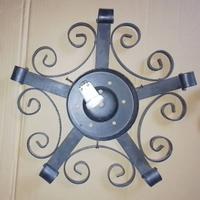 Coppia Lampade/Applique in Ferro Battuto