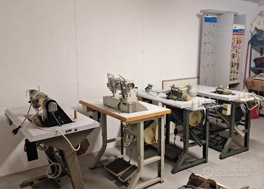macchine da cucire e tutto il materiale inerente