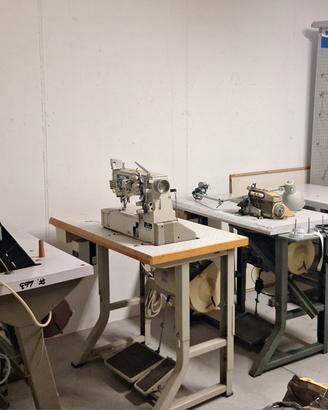 macchine da cucire e tutto il materiale inerente