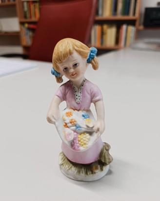 statuina "bambina coi fiori"