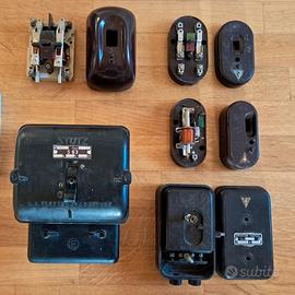 Interruttori elettrici da mostra, ecc. vintage