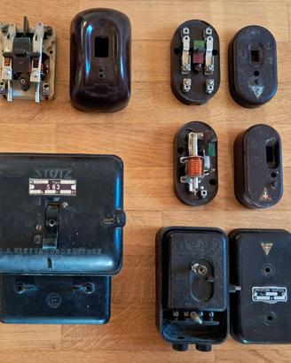 Interruttori elettrici da mostra, ecc. vintage