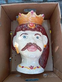 coppia teste di moro di Caltagirone 