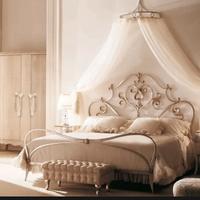 Letto matrimoniale in ferro forgiato a mano