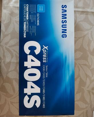 Toner ciano e magenta samsung e hp