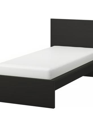 Letto singolo Malm Ikea Nero
