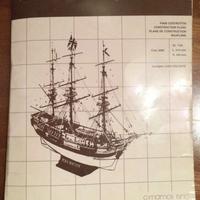 DISEGNI NAVE H.M.S. BOUNTY SCALA 1:64