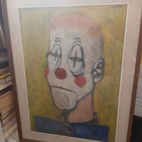 Quadro clown pagliaccio Filibeck.