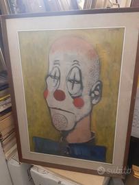 Quadro clown pagliaccio Filibeck.