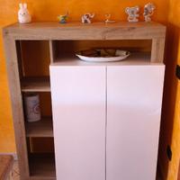 Mobile Multiuso 2 Ante e 7 Vani 108 x 41p x 126h