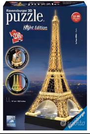 Puzzle 3D Torre Eiffel- night edition 
