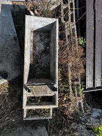Vasi da esterno in pietra / cemento